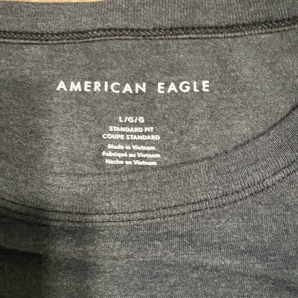 American Eagle Gradient Tee in Gray - Picture 3 of 5